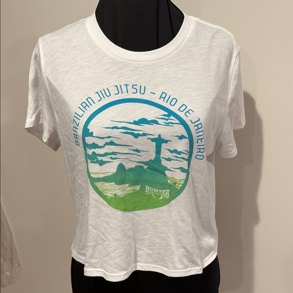 Hunter Fight Wear Brazilian Jiu-Jitsu Rio de Janeiro Tee - Size Medium